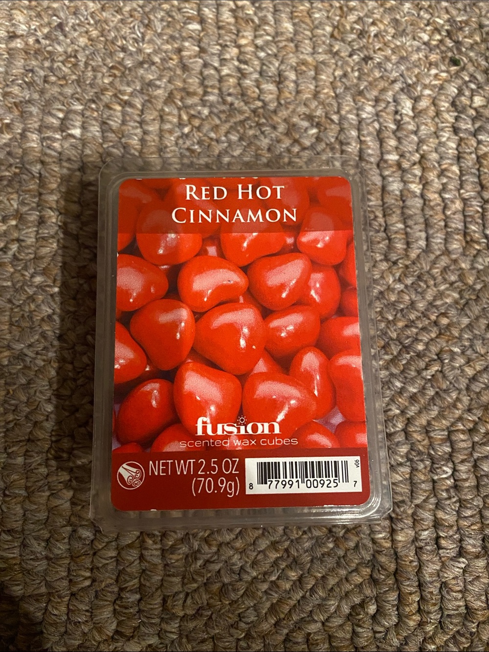 Red Hot Cinnamon Scented Wax Cubes - Fusion
